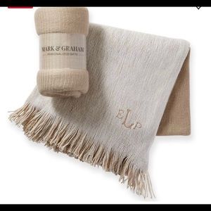 Mark & Graham Colorblock throw NWT